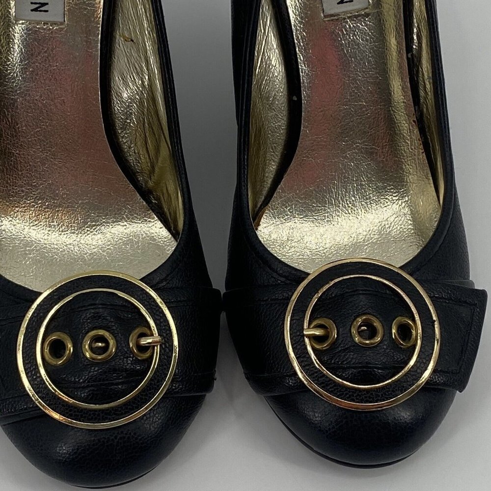 Steve Madden Size 7 Trea Leather Buckle Accent We… - image 4